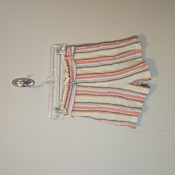 NWT Evereve Roan+Ryan Multicolor Striped Cotton Shorts Size Small and Medium - Picture 5 of 10